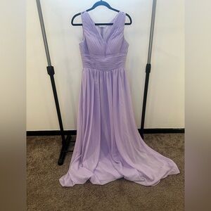 Elegant Lavender Evening Gown